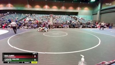 175 lbs Cons. Round 4 - Carson Wilcox, Granite Bay vs Dax Curry, Rancho Bernardo