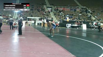 1A-4A 150 Champ. Round 2 - Jonah Beaver, Houston Academy vs Matthew Bru, Satsuma