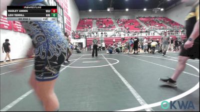 170 lbs Rr Rnd 2 - Mcykenzie Brooks, Little Axe Takedown Club vs Kiya Hartfield 3, OKC Saints Wrestling