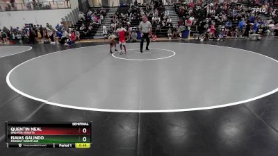 70 lbs Semifinal - Isaias Galindo, Prodigy Wrestling vs Quentin Neal, Greater Heights