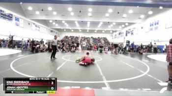 108 lbs Semifinal - King Ebersbach, OC RTC/Fountain Valley HS vs Jonah Aboytes, Grappling Grounds