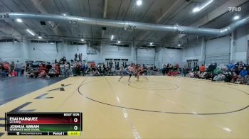 165 lbs Cons. Round 3 - Esai Marquez, La Junta vs Joshua Abram, Severance High School