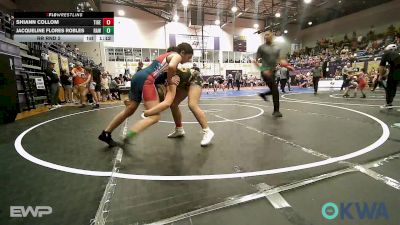 125 lbs Rr Rnd 2 - Shiann Collom, Tiger Trained Wrestling vs Jacqueline Flores Robles, Raw Wrestling Club