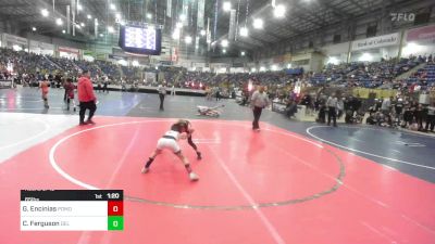 65 lbs Round Of 16 - Gage Encinias, Pomona Elite vs Clay Ferguson, Del Norte