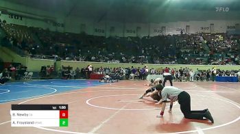 133 lbs Round Of 64 - Brian Newby, Carl Albert vs Aidan Froysland, Newcastle Youth Wrestling