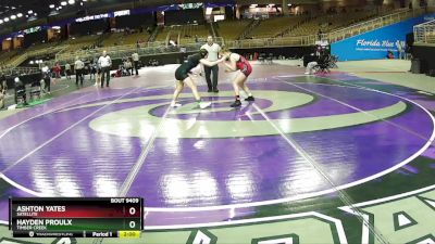 140 lbs Cons. Round 4 - Ashton Yates, Satellite vs Hayden Proulx, Timber Creek