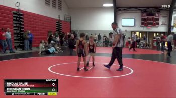 3rd Place Match - Nikolaj Gause, Fort Madison Wrestling Club vs Christian Dixon, Camp Point Central