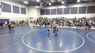 52 lbs Cons. Round 3 - Hayden Ray, Salt Flats Wrestling Club vs Warren Summers, Bear River Jr High Wrestling C