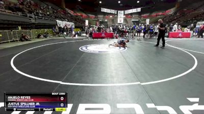 119 lbs 1st Place Match - Anjelo Reyes, Madera Wrestling Club vs Justus Spillner Jr., USA Gold Wrestling Club