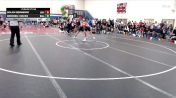 139 lbs Cons. Round 2 - Nolan Bierwerth, Atwater-Cosmos-Grove City vs Brenden Hughes, MAHACA