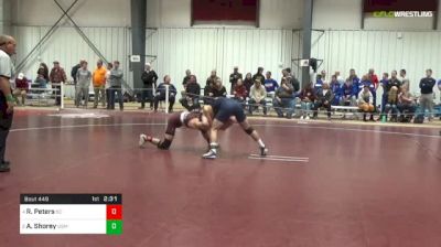 141 lbs Final - Ryan Peters, Springfield College vs Austin Shorey, Southern Maine