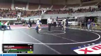 Quarterfinal - Mikey Doerr, Yuma Catholic vs Tristun Brown, Thatcher