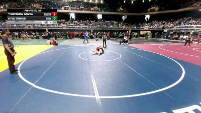 6A 106 lbs Quarterfinal - Matthew Govea, Keller Central vs Kyle Torres, Round Rock Cedar Ridge