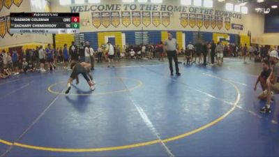 106 lbs Cons. Round 4 - Daemon Coleman, Well Trained vs Zachary Chemerisov, Mater Lakes