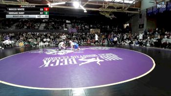 110 lbs 1st Place Match - Keegan Hunt, Butte vs Rocco White, Coeur D Alene