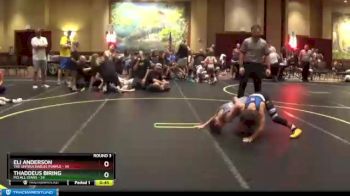 92 lbs Round 3 (6 Team) - Eli Anderson, The Untouchables Purple vs Thaddeus Biring, MO All Stars