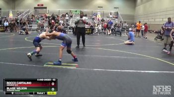 92 lbs 1st Place Match - Blaise Wilson, Warrior Ridge vs Rocco Cartalino, Midwest RTC