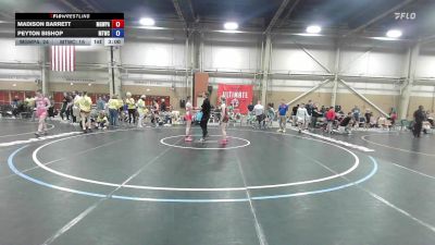 51 kg Rr Rnd 4 - Madison Barrett, Misfits Kit Kats - GHSE vs Peyton Bishop, Maine Trappers Blue - GHSE