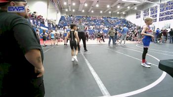 58 lbs Consi Of 8 #2 - Luke Doty, Lions Wrestling Academy vs Leland Riley, Midwest City Bombers Youth Wrestling Club