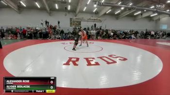 285 lbs Cons. Round 5 - Slyder Sedlacek, Lakewood vs Alexander Rose, Legend