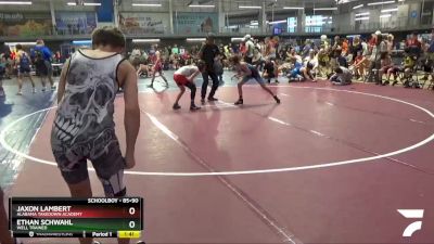 85+90 Round 2 - Jaxon Lambert, Alabama Takedown Academy vs Ethan Schwahl, Well Trained