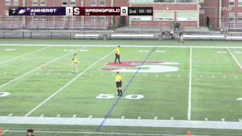 Replay: Amherst vs Springfield | Sep 3 @ 6 PM