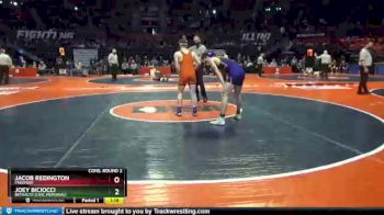 2 lbs Cons. Round 2 - Jacob Redington, Freeport vs Joey Biciocci, Bethalto (Civic Memorial)