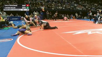 110 Class 1 lbs 1st Place Match - Jayden Keller, Brookfield vs Myla Woolridge, Kearney