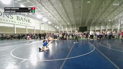 145 lbs Cons. Round 3 - Asher Bohn, Emery Allstars vs Jaxon Langston, Hook Em W.C