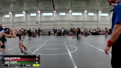 150 lbs Finals (8 Team) - Jake Hughes, Garnett Trained TS vs Evan Hemmeter, Ohio Storm