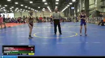 105 lbs Round 4 (6 Team) - Aiden Polk, Oklahoma Tornados vs Gunner Colbert, Ranger WC