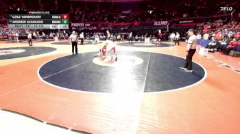 1A 138 lbs Champ. Round 1 - Cole Yarbrough, Vandalia vs Andrew Alvarado, Woodstock (Marian)