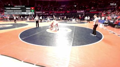 1A 138 lbs Champ. Round 1 - Cole Yarbrough, Vandalia vs Andrew Alvarado, Woodstock (Marian)