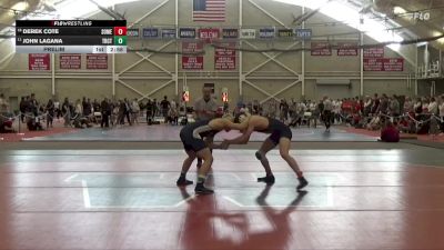 165 lbs Prelim - John Lagana, Trinity (CT) vs Derek Cote, Southern Maine