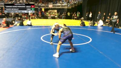 5A 144 lbs Champ. Round 1 - David McNally, Liberty Hill Legacy Ranch vs Edward Juarez-Fernandez, McAllen