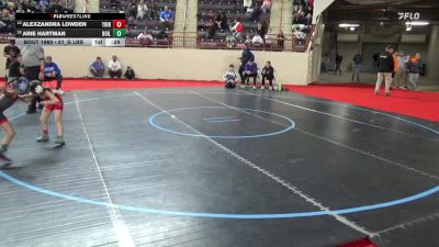 51_G lbs Round Of 32 - Alexzandra Lowden, Trinity vs Arie Hartman, Boiling Springs