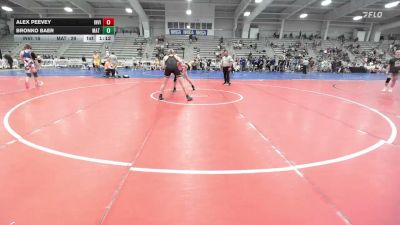 170 lbs Rr Rnd 3 - Alex Peevey, Invicta Wrestling Academy - HSB vs Bronko Baer, Mat Warriors White HS - HSB
