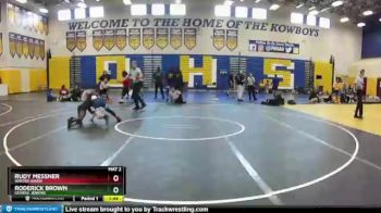 106 lbs Semifinal - Rudy Messner, Winter Haven vs Roderick Brown, George Jenkins