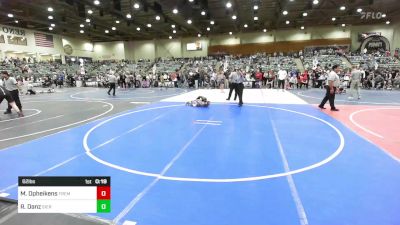 62 lbs Consi Of 4 - Makai Opheikens, Fremont Wrestling - Utah vs Ryatt Danz, Sierra Sabers