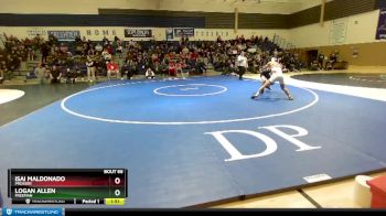 132 lbs Champ. Round 2 - Logan Allen, Freeman vs Isai Maldonado, Prosser