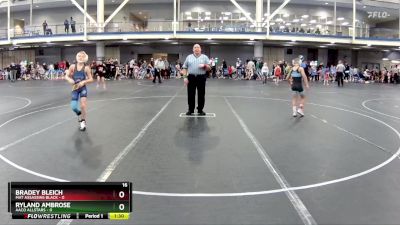 72 lbs Round 1 (8 Team) - Bradey Bleich, Mat Assassins Black vs Ryland Ambrose, AACO Allstars