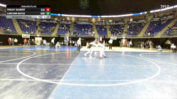 118 lbs Quarterfinal - Finley Gilbert, Clearfield vs Laikynn Bayle, Corry