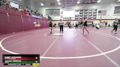 170 lbs Quarterfinal - Gabby Scrivener, EXCELSIOR SPRINGS vs JoAnna Hinrichs, STALEY