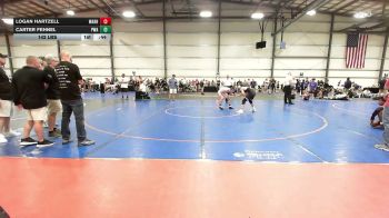 142 lbs Rr Rnd 1 - Logan Hartzell, Warhawks - MS vs Carter Fehnel, Parabellum Ravens - MS