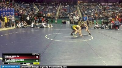 3A 138 lbs Semifinal - Dylan Shirley, West Carteret vs Charleston Baglio, Central Cabarrus