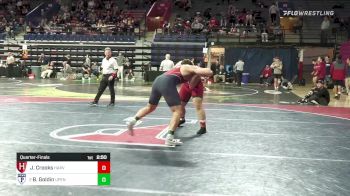 285 lbs Quarterfinal - Jeff Crooks, Harvard vs Benjamin Goldin, Univ Of Pennsylvania