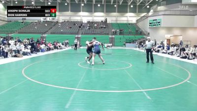 285 lbs Quarters & 1st Wb (16 Team) - Joseph Schulze, Camden County vs Dion Hawkins, Mill Creek