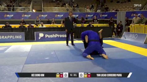 Yan Lucas Cordeiro Paiva vs Hee Dong Kim 2026 Pan Jiu Jitsu IBJJF Championship