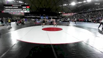 Boys 4A 190 lbs Cons. Round 3 - Jurrien Hollingsworth, Rogers (Puyallup) vs Ken David Larsen, Mariner