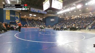 175 lbs 7th Place Match - Anthony Verdi, St Peter Prepatory vs Tyler Whitford, St Joseph Metuchen